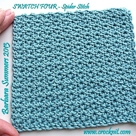 How to Crochet the Spider Stitch Crochet Spider Stitch, Spider Stitch, Crochet Spider, Stitches Pattern, Awesome Crochet, Crocheting Projects, Crochet Idea, Crochet Fun, Crochet Bucket