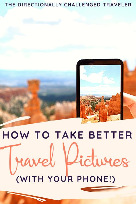 Learn how to take better travel pictures with your phone! You don't need a DSLR to take amazing pictures. Taking Photos With Iphone, How To Take Great Pictures With Iphone, How To Make Iphone Camera Better, Best Travel Camera For Beginners, How To Make Your Camera Quality Better On Iphone, Travel Apps, Phone Camera, Take A Photo, The Shot