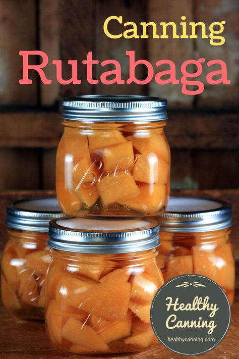 Canning Rutabaga 001 How To Preserve Rutabaga, Canning Rutabaga Recipes, Canned Rutabaga Recipes, Recipes With Rutabaga, Canning Rutabaga, Pickled Rutabaga, Canning Ground Beef, Can Vegetables, Homestead Canning