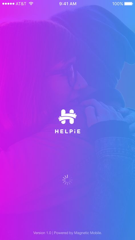 Helpie app screen 1 App Logo Design Inspiration, App Splash Screen Design, App Splash Screen, App Logo Design, App Screen, Logo Design App, Ui Ux 디자인, Splash Screen, Graph Design