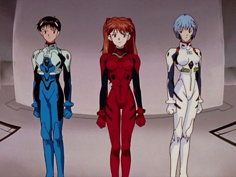 Shinji In Asuka Suit, Neon Genesis Evangelion Suit, Kazuo Kamimura, Plug Suit, Evangelion Shinji, Ariana Grande Anime, The End Of Evangelion, Toy Bonnie, 90 Anime