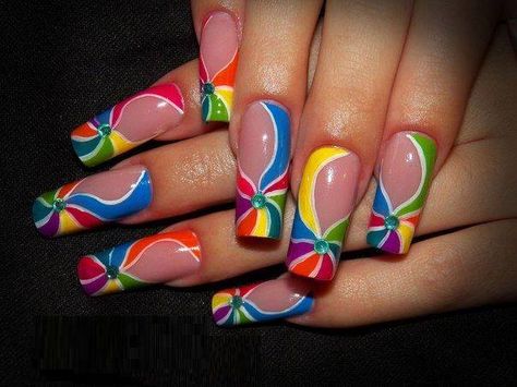 - http://ift.tt/1HQJd81 Holi Nails, Nailart Ideas, Nice Nails, Nail Art Designs Diy, Black Nail Designs, Great Nails, Spring Nail Art, Glam Nails, Spring Nail