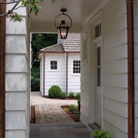 Catherine Sloan Architect, Colonial Remodel, Copper Gutters, Sweden House, Ranch Exterior, Mitered Corners, Saturday Morning, Ranch House, Bay Window