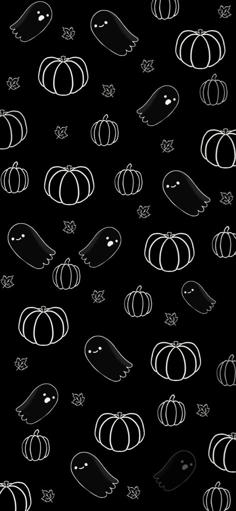 Halloween Iphone 13 Wallpaper, Halloween Ghost Wallpaper Aesthetic, Fall Wallpaper Black And White, Black Fall Wallpaper Iphone, Heartstopper Halloween Wallpaper, Halloween Ghost Wallpaper Iphone, Black And White Ghost Wallpaper, 4k Wallpaper Iphone Halloween, Ghost And Pumpkin Wallpaper