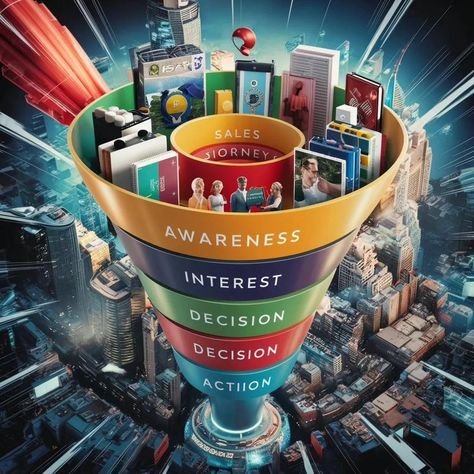 Unlock Your Business Potential with an Optimized Sales Funnel Want to skyrocket your business growth? You need an effective sales funnel! As a digital marketer. I'm here to shore a secret weapon that'll help convert prospects into loyal customers. A sales funnel is a powerful tool that breaks down the customer journey into four stages: Awareness. Interest. Evaluation, and Conversion. By understanding these stages and creating targeted strategies, you can guide potential customers toward a pur... Customer Journey, Sales Funnel, Marketing Funnel, Digital Marketer, Sales Funnels, Business Growth, Funnel, Digital Marketing, Marketing