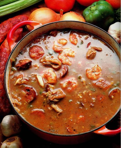 Paul Prudhomme Gumbo, Chef Paul Prudhomme Recipes, Paul Prudhomme Recipes, File Gumbo Recipe, Seafood Gumbo Recipe Louisiana, Cajun Recipes Louisiana Authentic, South Louisiana Recipes, Cajun Meals, Baked Brisket