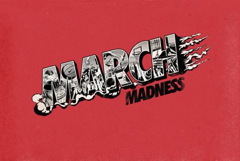 March Madness by Shotopop, via Behance Typographic Quote, Typography Images, Typographic Art, Typography Love, Web Inspiration, Up North, March Madness, Print Designs Inspiration, Animation Design