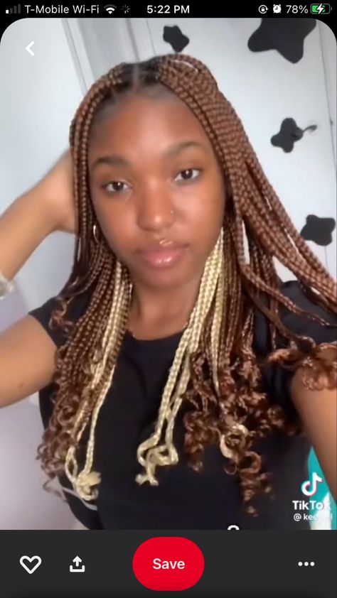 Brown And Blonde Hair Braids, Braiding Hair Colors, Natural Hair Treatments, Single Braids, Short Box Braids Hairstyles, Blonde Braids, Big Box Braids Hairstyles, Quick Natural Hair Styles, Cute Braided Hairstyles