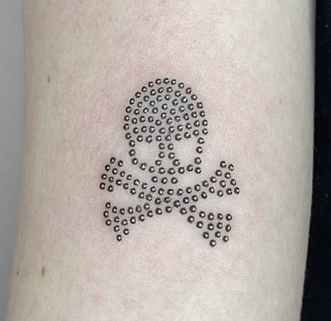 Rhinestone Tattoo, La Tattoo, Nyc Tattoo, Tattoo Skull, Fine Line Tattoos, Tat Ideas, Print Tattoos, Paw Print Tattoo, Tattoo Artists