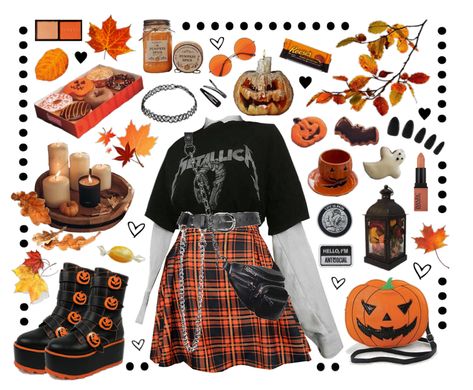 Halloween Outfits Aesthetic Casual, Alt Halloween Outfits, Halloween Fits Aesthetic, Halloween Vibes Outfit, Fall Halloween Aesthetic Outfits, Halloweencore Outfit, October Outfits Halloween, Cute Halloween Outfits For Women, Horror Aesthetic Outfits