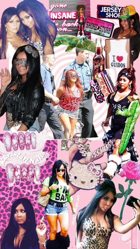 snooks jersey shore love #fyp #snooki #jerseyshore #mcbling #trashyy2k #y2k #2010s #hellokitty #leopardprint #pink #pinkaesthetic #baddie Jwoww Jersey Shore, Snooki And Jwoww, Masquerade Outfit, Y2k Baddie, 2013 Swag Era, Curated Content, 90s Throwback, Trashy Y2k, Y2k Pink