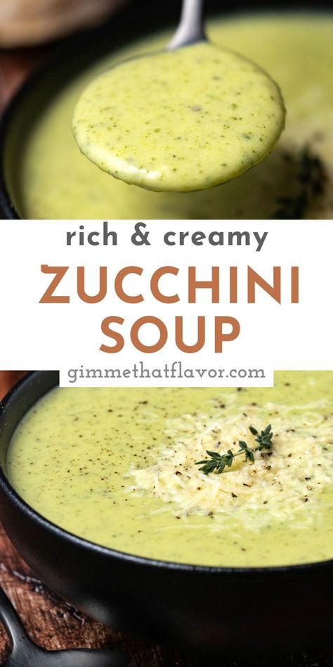 Creamy Zucchini Soup, Zucchini Soup Recipes, Creamy Zucchini, Creamy Soup Recipes, Zucchini Soup, Vegetarian Soup Recipes, Delicious Soup Recipes, Vegetarian Soup, Creamy Soup