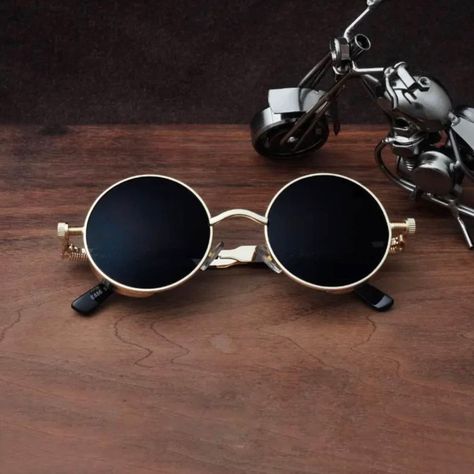 Vintage Steampunk Flip Sunglasses Retro Round Metal Sun Glasses For Men And Women Brand Designer Circle Oculos Ships Quickly From Usa Color: As Shown Condition: New With Tags Frame Material : Metal Lens Material: Polycarbonate Visible Perspective Rate: 99% 100% Uva & Uvb Protection This Polarized Sunglasses Lenses With Adding Shadows Reinforce Lenses, Strengthen The Lens Is More Wear-Resisting, The Advantages Of Better Flexibility, Impact Resistance Stronger, Clearer View, Better Anti Glare! Can Men’s Sunglasses, Pantos Glasses, Round Glasses Men, Flip Sunglasses, Stylish Glasses For Men, Small Round Sunglasses, Round Sunglasses Men, Sunglasses Men Vintage, Goggles For Men