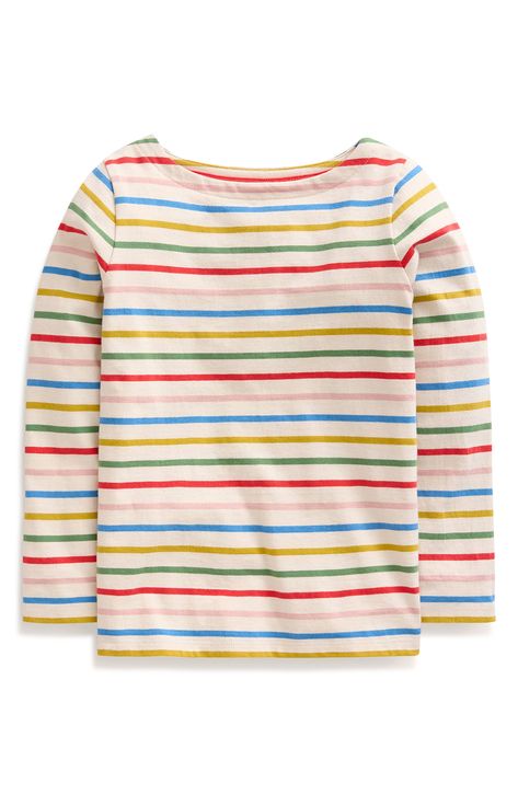 Mini Boden Kids' Ella Breton Stripe Elbow Patch Long Sleeve Cotton T-Shirt | Nordstrom Boden Kids, Breton Stripes, Elbow Patches, Mini Boden, Sleeve Cotton, Big Kids, Cotton Tshirt, Stripes, Nordstrom