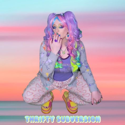 🦄 Rainbow June 👧 Pigtails & PJs 💗 #ThriftySubversion #RainbowJune #PigtailsAndPJs Rainbow, On Instagram, Quick Saves, Instagram