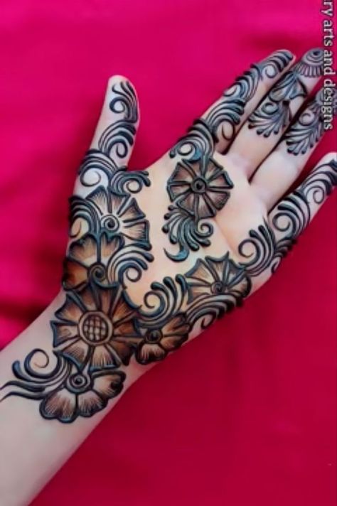 Trendy easy and unique henna mehndi designs 2022-henna designs - YouTube in 2022 | Dulhan mehndi designs, Rose mehndi designs, Circle mehndi designs Front Hand Mehndi Designs, Mehndi Designs Arabic, Front Hand Mehndi, Hand Mehndi Designs, Simple Arabic Mehndi Designs, Mehndi Designs 2018, Rose Mehndi Designs, Mehndi Designs For Kids, Very Simple Mehndi Designs