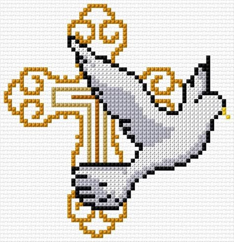 Christian Cross Stitch Patterns Free, Religious Cross Stitch Patterns, Christian Cross Stitch Patterns, Cross Stitch Calculator, Christian Cross Stitch, Cross Stitch Angels, Pola Kristik, Cross Stitch Bookmarks, Pola Sulam