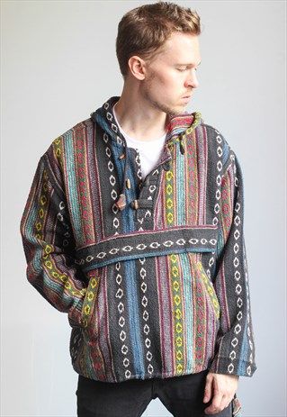 VINTAGE BAJA MEXICAN HOODIE Baja Jacket, Mexican Hoodie, Baja Hoodie, Men Hoodies, Mexican Style, Sweater Jacket, Sweater Hoodie, Hoodies Men, Textiles