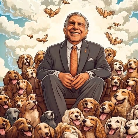 Ratan Tata’s compassion extends far beyond the business world. His love for animals and the support he’s shown for startups reflect his deep sense of empathy and care for all living beings. His contributions to animal welfare and encouragement of new ventures remind us of the power of kindness and giving back. It’s inspiring to see how one person can impact so many lives—both human and animal—through generosity and vision. His example is a reminder that no act of support is too small when i... Power Of Kindness, Human And Animal, Ratan Tata, Animal Welfare, Pen Art, Giving Back, Poster Making, Encouragement, Sense