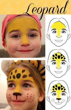 Hier findet ihr die Anleitung für einen süßen Leoparden + Anleitung zum download, damit ihr bestens auf Karneval vorbereitet seid. #Karneval #Leopard #schminken #ideen #Fasching #carnival #Makeup #ideas #kids #kidsmakeup #haushaltsmuffel Leopard Face Paint, Carnaval Make-up, Diy Face Paint, Obličejové Masky, Face Painting Tutorials, Leopard Face, Carnival Makeup, Face Painting Easy, Kids Face Paint