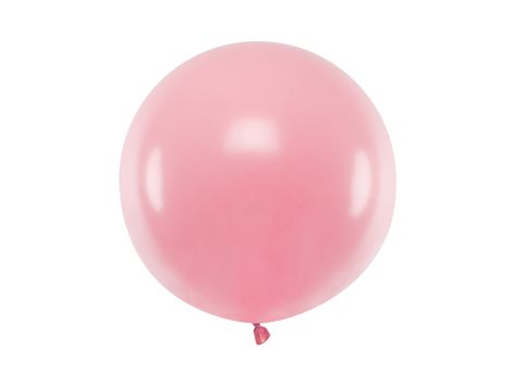 Round balloon 60 cm, Pastel Baby Pink Pink Balloon Ring, Rainbow Theme Party Decorations, Pink Round Danglers For Party, Pastel Pink Balloons, Chrome Pink Balloons, Pink Helium Balloons, Confetti Balloons Birthday, Cupcake Accessories, Birthday Accessories