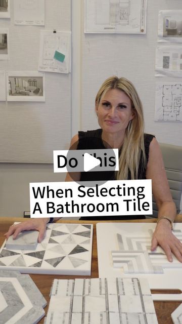 Linda Hoffman | Interior Designer on Instagram: "✨What You Need To Know when selecting your bathroom floor tile. 

💧Think further. One key question to consider: Will it become slippery when wet? 

👣Remember, function matters just as much as beauty. It’s all about the perfect balance between charm and practicality.

📽️Find this tip helpful? Like and Share this post and follow for more. 

#masterbathroom #moderninteriordesign #tilefloor #houseideas #bathroomsofinsta #homedesign #interiordesigninspiration #residentialdesign #interiors #bathroomvanity #bathroomsofinstagram #interiorlovers #bathroomrenovation #interiorstyling #bathrooms #homeinteriors #homedesigns #houzz #homeideas #interiordesigner #interiorstyle #bathroomdecor #bathroomreno #bathroom #modernhome #lindahoffmaninteriors #lhi Bathroom Floor Tile, Slippery When Wet, Bathroom Floor Tiles, Bathroom Renos, Bathroom Designs, Bathroom Floor, Floor Tile, Residential Design, Bathroom Flooring