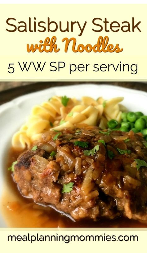 Pepper Jack Cauliflower, Steak And Noodles, Ww Casseroles, Ww Dinners, Crockpot Foods, Salisbury Steak Recipes, Healthy Potato Recipes, Making Dinner, Low Calorie Dinners