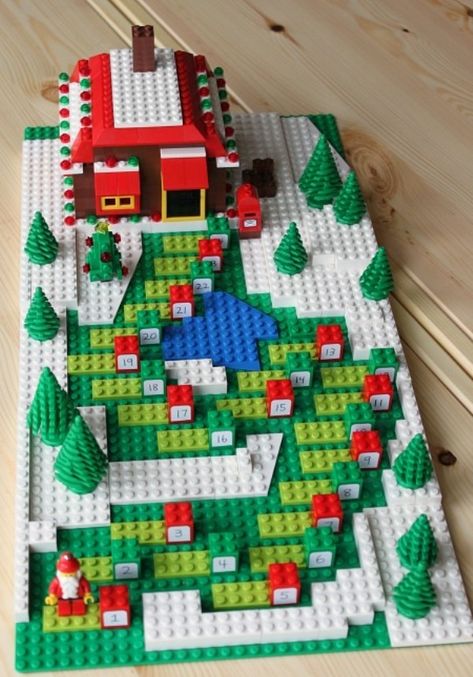 ideen für adventskalender kinder lego spannend Lego Christmas Tree, Lego Advent Calendar, Lego Advent, Homemade Advent Calendars, Count Down To Christmas, Calendar Advent, Diy Lego, Diy Jul, Lego Christmas