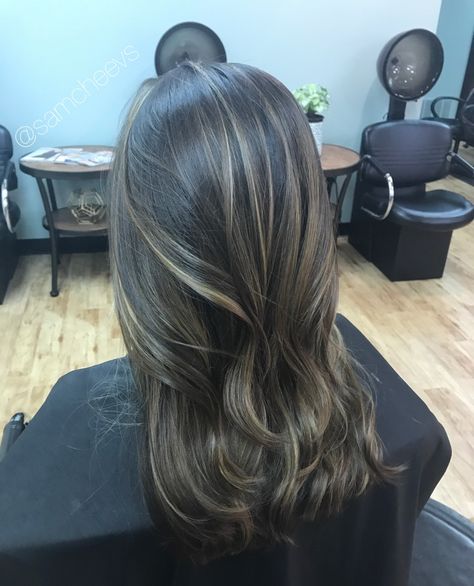 Highlights For Black Hair Indian, Hair Highlights For Black Hair, Brown And Black Hair, Highlights For Dark Hair, Highlights For Black Hair, Black Hair Types, Highlights For Dark Brown Hair, Black Hair Balayage, Brown Hair Inspo