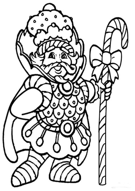 Free & Easy To Print Candy Coloring Pages - Tulamama Candy Land Characters, Gingerbread Man Coloring Page, Candy Coloring Pages, Castle Coloring Page, Candyland Birthday, Candyland Party, Candy Land Theme, Dog Coloring Page, Coloring Page Ideas