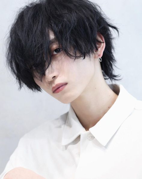 Kei Hairstyle, Black Hair Japanese, Genderless Kei, Man's Hairstyle, Asian Boy Haircuts, Moonlight Sunrise, Black Hair Boy, Straight Black Hair, Haircut Men