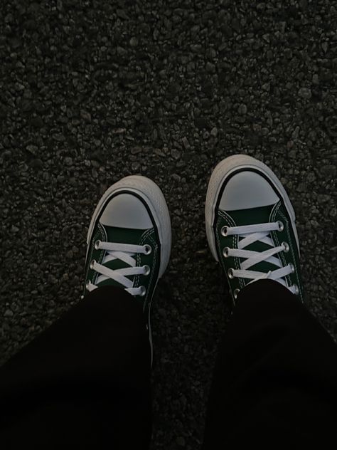 Forest Green Converse, Green Converse, Forest Green, Converse, Forest, Wardrobe, Green