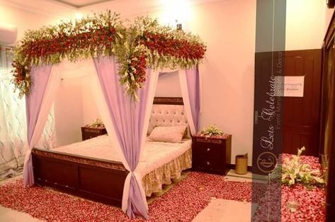 First Night Room Decoration for Newly Married Couple | Wedding Bedroom Decoration Ideas | Masehri bedroom ideas bedroom bedroom decor bedroom aesthetic bedroom design bedroom furniture bedroom decor ideas bedroom wallpaper bedroom ideas for small rooms bedroom sBedrooms bedroom wall decor bedroom decoration bedroom wallpaper ideas bedroom inspiration bedroom inspirations bedroom ideas master bedroom paint bedrom interior bedroom paint colors bedroom decorating ideas bedroom style bedroom bedding Wedding Room Decorations Pakistani, First Night Room Decoration, First Night Room, Night Room Decoration, Wedding Bedroom Decoration, Bridal Room Decor, Living Room Furniture Inspiration, Wedding Night Room Decorations, Night Room