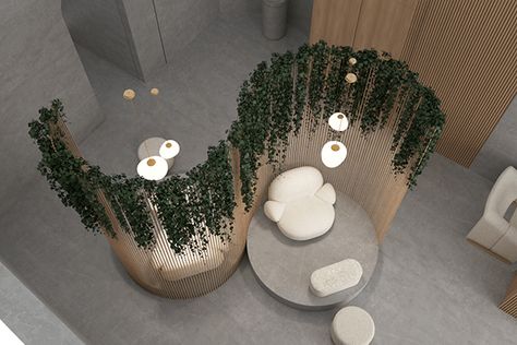 Conceptual design of a manicure and pedicure salon :: Behance Essential Oil Massage, Salon Interior Design Ideas, Beauty Salon Interior Design, Nail Salon Decor, Spa Interior, Beauty Salon Design, Aromatherapy Massage, Beauty Salon Interior, Reception Design