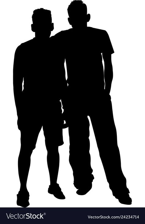 Friends Silhouette, Silouette Tattoo, Blue Jeans Crafts, Jean Crafts, Curious George, Abstract Iphone Wallpaper, Two Men, Event Services, Silhouette Art