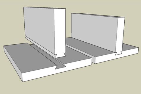 This brief article described the sliding dovetail joint, which is strong, has numerous practical uses, and can be made several different ways. Types Of Wood Joints, Woodworking Cabinets, Woodworking Logo, Into The Wood, Woodworking Joinery, Wood Joints, Woodworking Joints, Woodworking Table, Woodworking Workshop