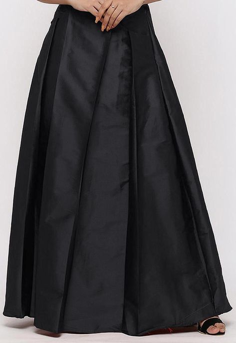 Long Taffeta Skirt, Black Taffeta Skirt, Box Pleated Skirt, Vs Image, Indian Skirt, Taffeta Skirt, Gown Skirt, Box Pleat Skirt, Virtual Wardrobe