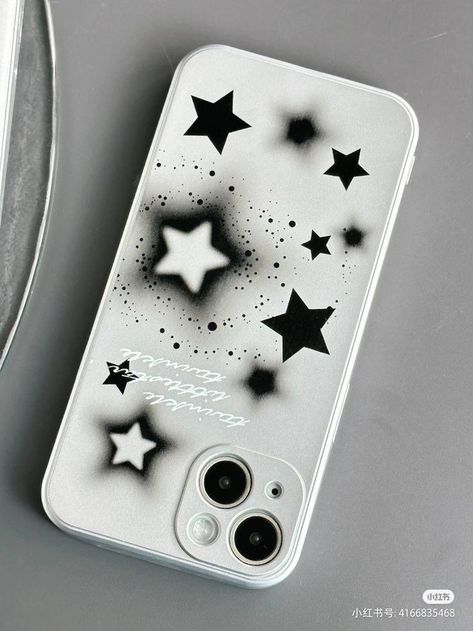 Electronic Ideas, White Phone Case, Star Phone Case, Iphone Obsession, Pretty Iphone Cases, Black Iphone Cases, Pretty Phone Cases, Phone Stuff, Dark Art Illustrations