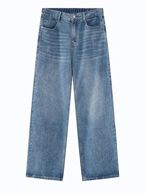 excellent and really pleased...great colour for summer Oversize Jeans, Pants Male, Denim Pants Mens, Oversized Jeans, Korean Casual, Straight Trousers, Jeans Men, Straight Leg Denim, Korean Men