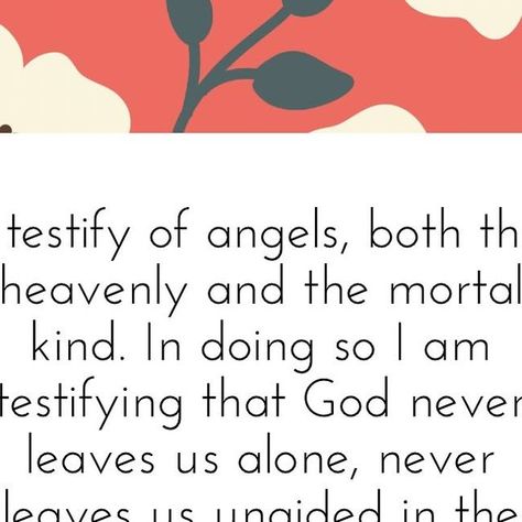 InspirationsFamily&Calling on Instagram: "I have felt help from both in my life. I each Elder Hollands witness of ministering angels. It is so comforting and strengthening to know that we are never alone in our trials. We have our Savior and his enabling power and we have people from both sides of the veil who will minister to us in our times of need. 

Hopefully, we will also listen to inspiration of who we can minister to. The Lord will use us to be a ministering angel to someone else. I am a huge believer that as we act on those promptings, it will make it so Heavenly Father trusts us with more. We will also be able to recognize the spirit more in our lives as we are listening and acting. 

Who could you reach out to in a text or go and visit? Is there someone who comes to mind? 😊💕 Th Ministering Angels, Elder Holland, Our Savior, Never Alone, The Veil, Heavenly Father, Life I, In My Life, The Lord