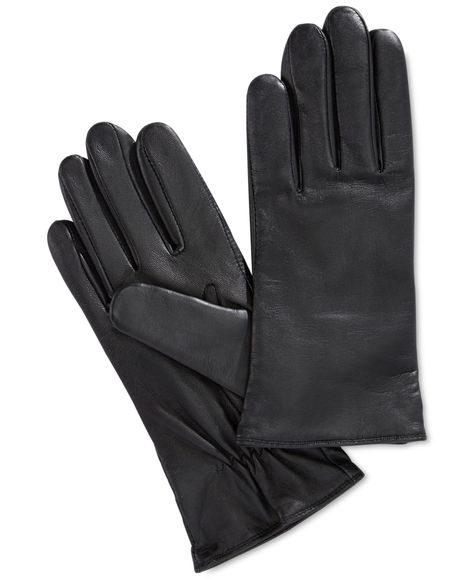 Black Leather Gloves Women, Leather Gloves Women, Tech Gloves, Gloves Women, Black Leather Gloves, Womens Cashmere, Touch Screen Gloves, Black Fleece, Charter Club