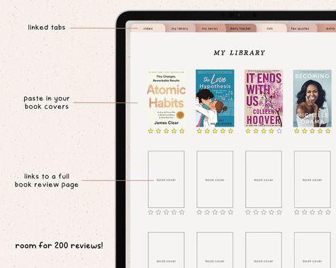 Minimal Digital Reading Journal Book Reviews Reading Tracker for Goodnotes portrait Version - Etsy shiningmomplanners #digitalplannerfreebies #notabilityplanner #freeprintablemealplanner🍛 Reading Journal Printable, Write Book, Digital Reading Journal, Habit Books, Book Review Journal, Book Review Template, Book Reading Journal, 12 Books, Notepaper