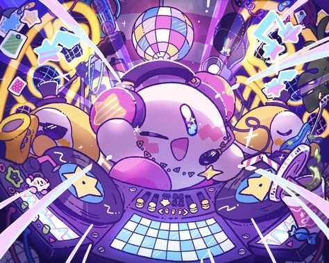 Kirby Art Nintendo, Nintendo Wallpaper, Kirby Nintendo, Kirby Character, Kirby Art, Bee And Puppycat, Nintendo Art, Kawaii Wallpaper, Cute Pokemon