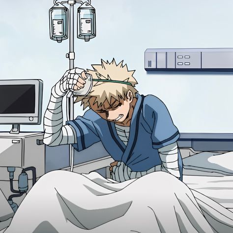 Bakugo In The Hospital, Bakugo Body Pillow, Bakugou Season 6, Bakugo Season 6, Bakugo My Hero Academia, My Hero Academia Season 6, Kermit The Frog Gif, Seven Minutes In Heaven, Bakugo Katsuki Fanart Cute