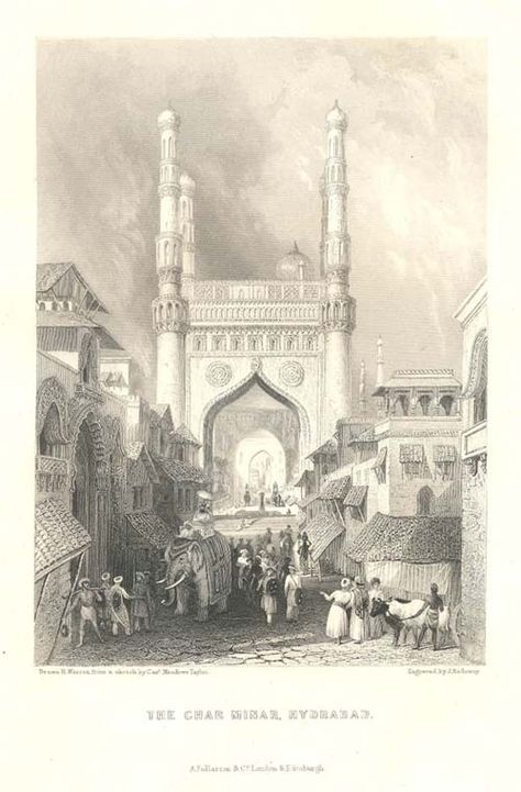 HYDERABAD Once upon a time !: The Char Minar, Hyderabad Char Minar, Historical India, Romantic Dream, History Of India, Vintage India, A2 Poster, Vintage Bollywood, Ancient India, Indian History