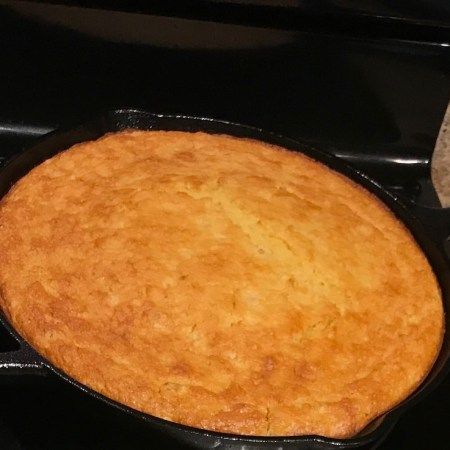 Copycat Sonny's BBQ Cornbread - Pimento & Prose Buttermilk Cornbread Recipe, Cast Iron Skillet Cornbread, Iron Skillet Cornbread, Bbq Corn, Chicken Alfredo Lasagna, Delicious Cornbread, Cornbread Dressing Southern, Alfredo Lasagna, Buttermilk Cornbread