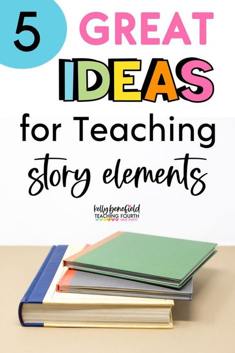 Find 5 simple and effective ideas for teaching story elements in your upper grades reading classroom. Why should we teach story elements? Find out why this is important to comprehension and ways to help students. Elements Of A Story Activities, 4th Grade Games, Teaching Literary Elements, Teaching Story Elements, Story Elements Activities, Story Elements Worksheet, 6th Grade Reading, Teaching Literature, Moonlight Photography