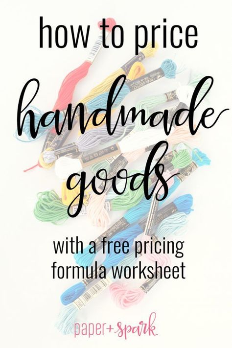 Pricing Formula, Selling Crafts Online, Starting An Etsy Business, Nyttige Tips, Pricing Calculator, Diy Sy, Small Business Plan, Craft Pricing, Money Making Crafts