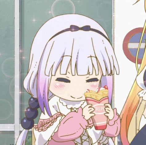 Kanna Kamui, Anime: Miss Kobayashi’s Dragon Maid Kanna Kamui, Dragon Maid, Pix Art, Miss Kobayashi's Dragon Maid, Anime Posters, Kawaii Chibi, Anime Stickers, Cute Anime Wallpaper, Blue Box