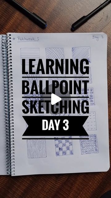 Pen Exercises, Pen Sketching, Pen Sketches, Hand Movements, Complex Patterns, Different Elements, Pattern Recognition, Focal Points, Pen Sketch